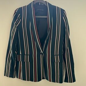 Zara striped blazer